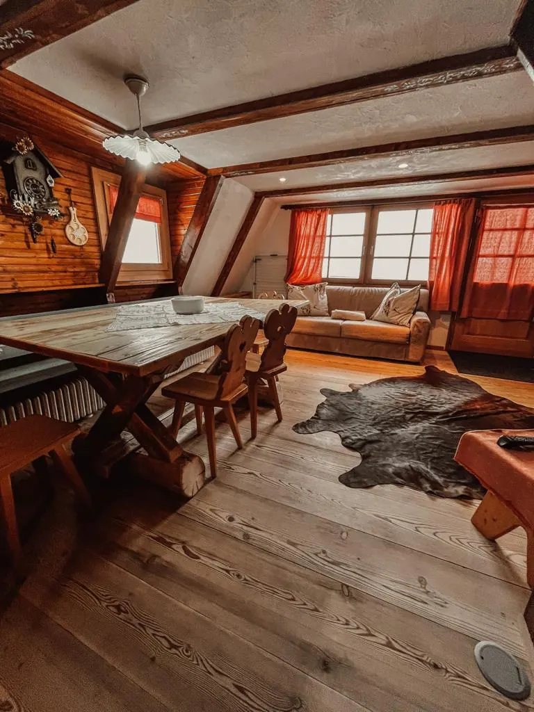 La sala da pranzo